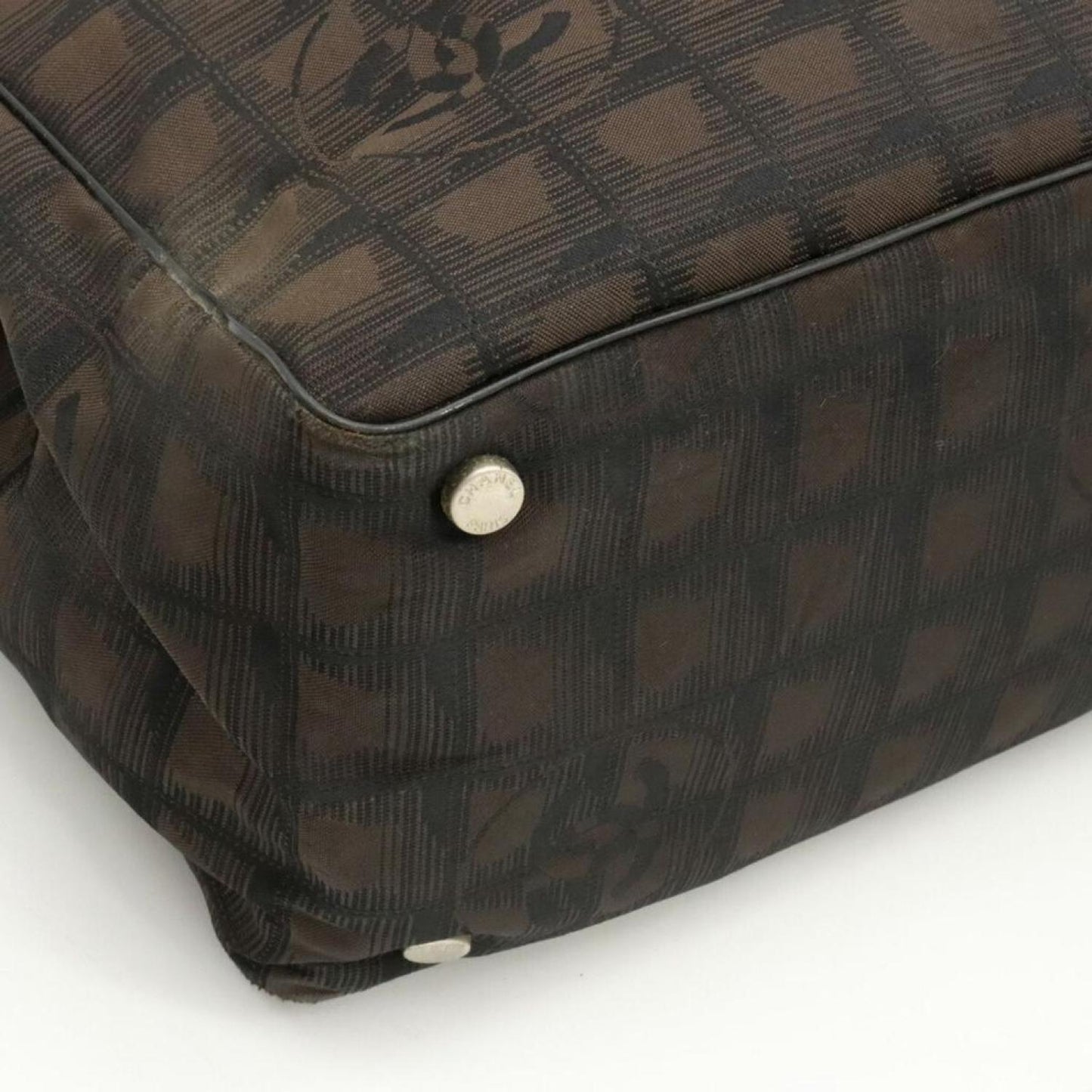 Chanel Travel Line Synthetic Tote Bag (Pre-Owned)