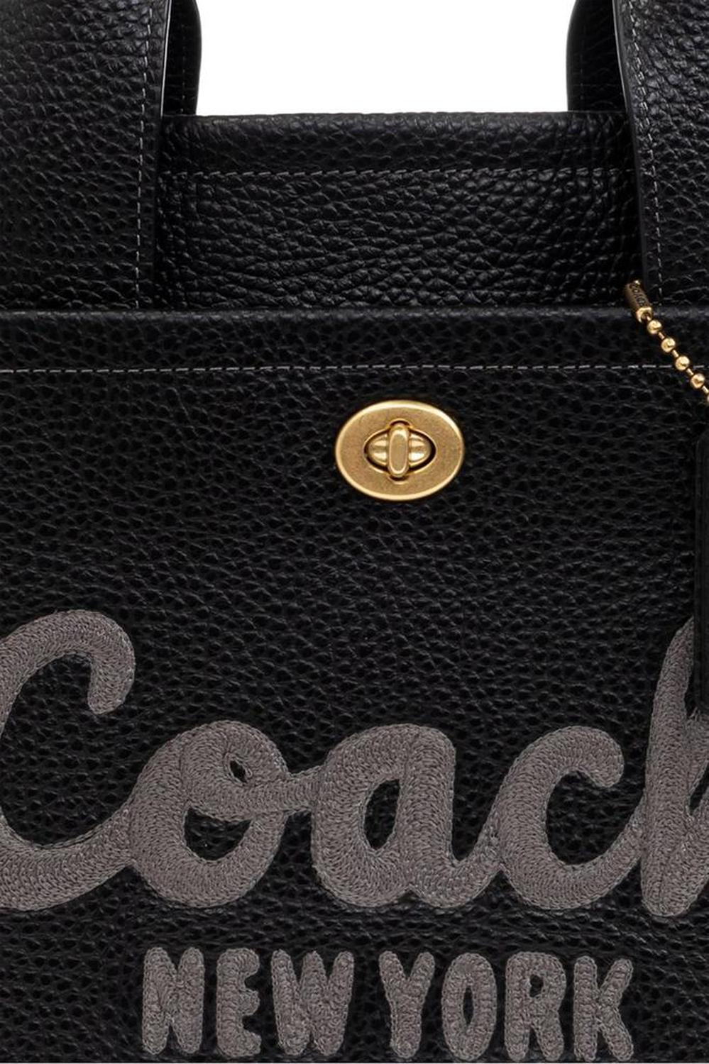 Coach Cargo Logo Detailed Tote Bag