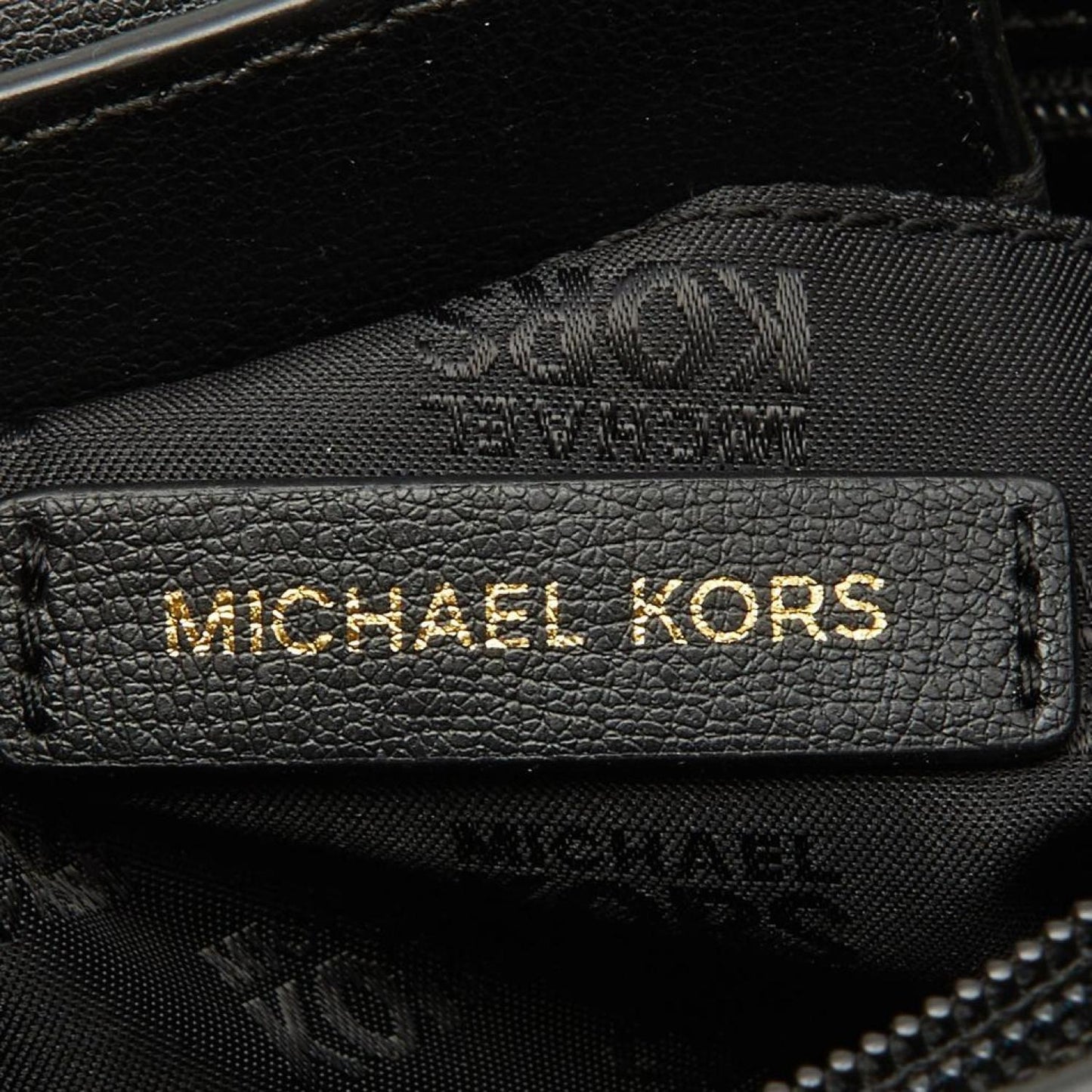 Michael Korse Leather Turnlock Crossbody Bag