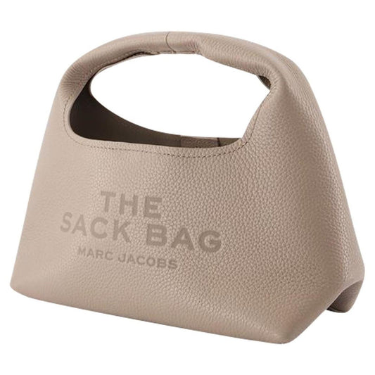 The Mini Sack Purse - - Leather - Grey