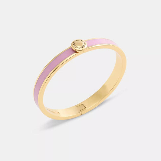 Coach Rivet Enamel Hinged Bangle
