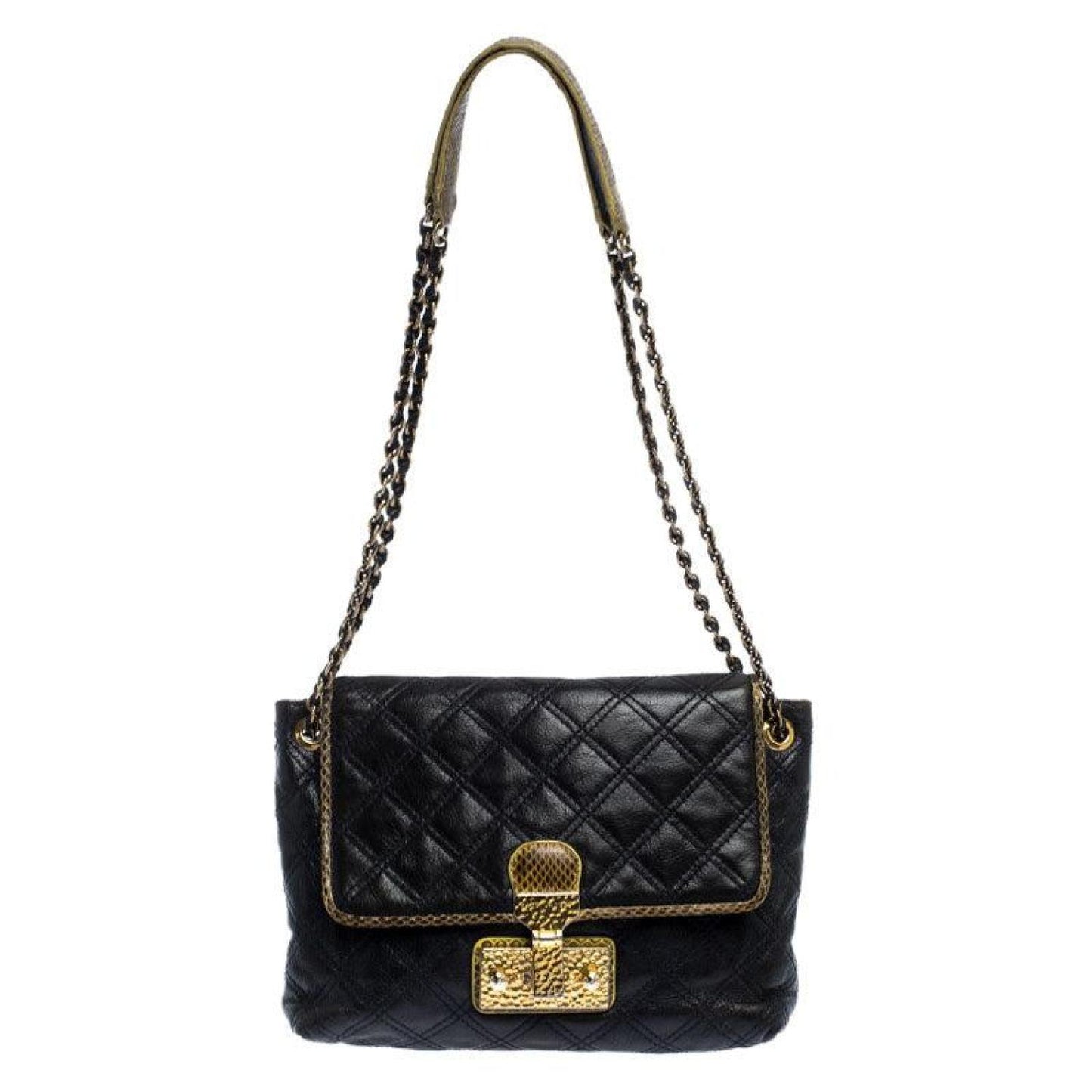Marc Jacobs Quilted Leather Flap Crossbody Bag