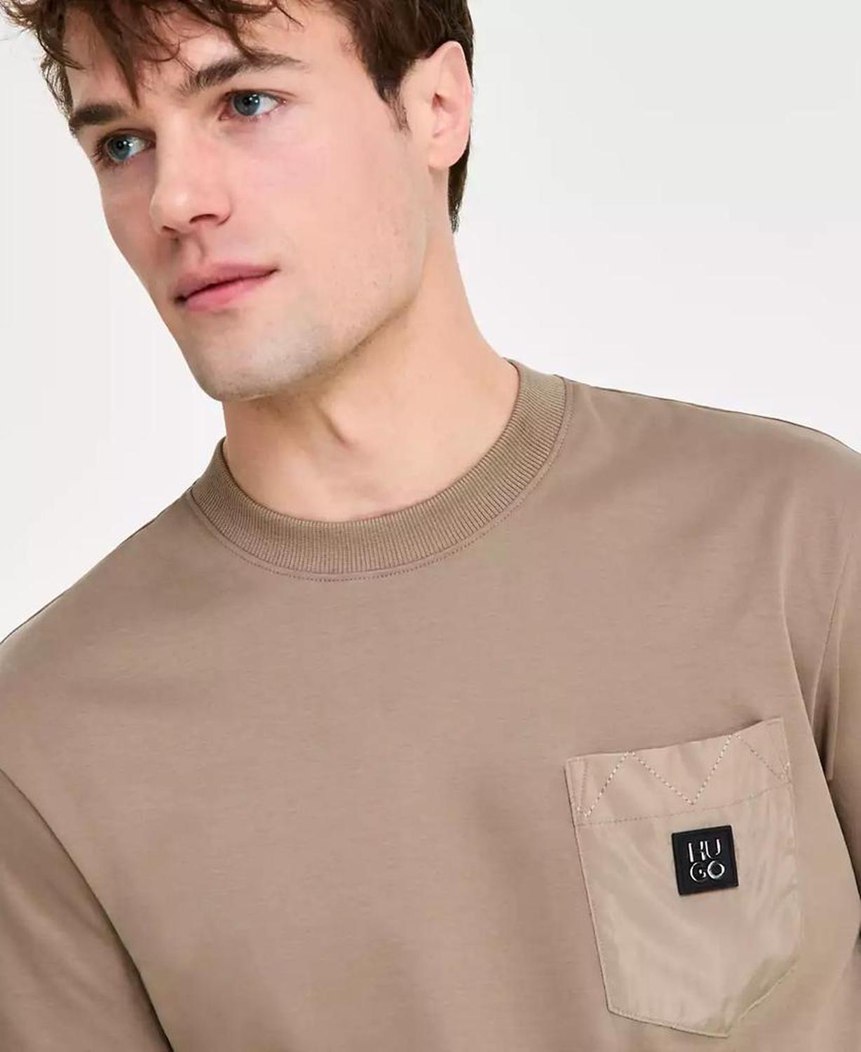 Men's Cotton Relaxed Crewneck Pocket T-Shirt