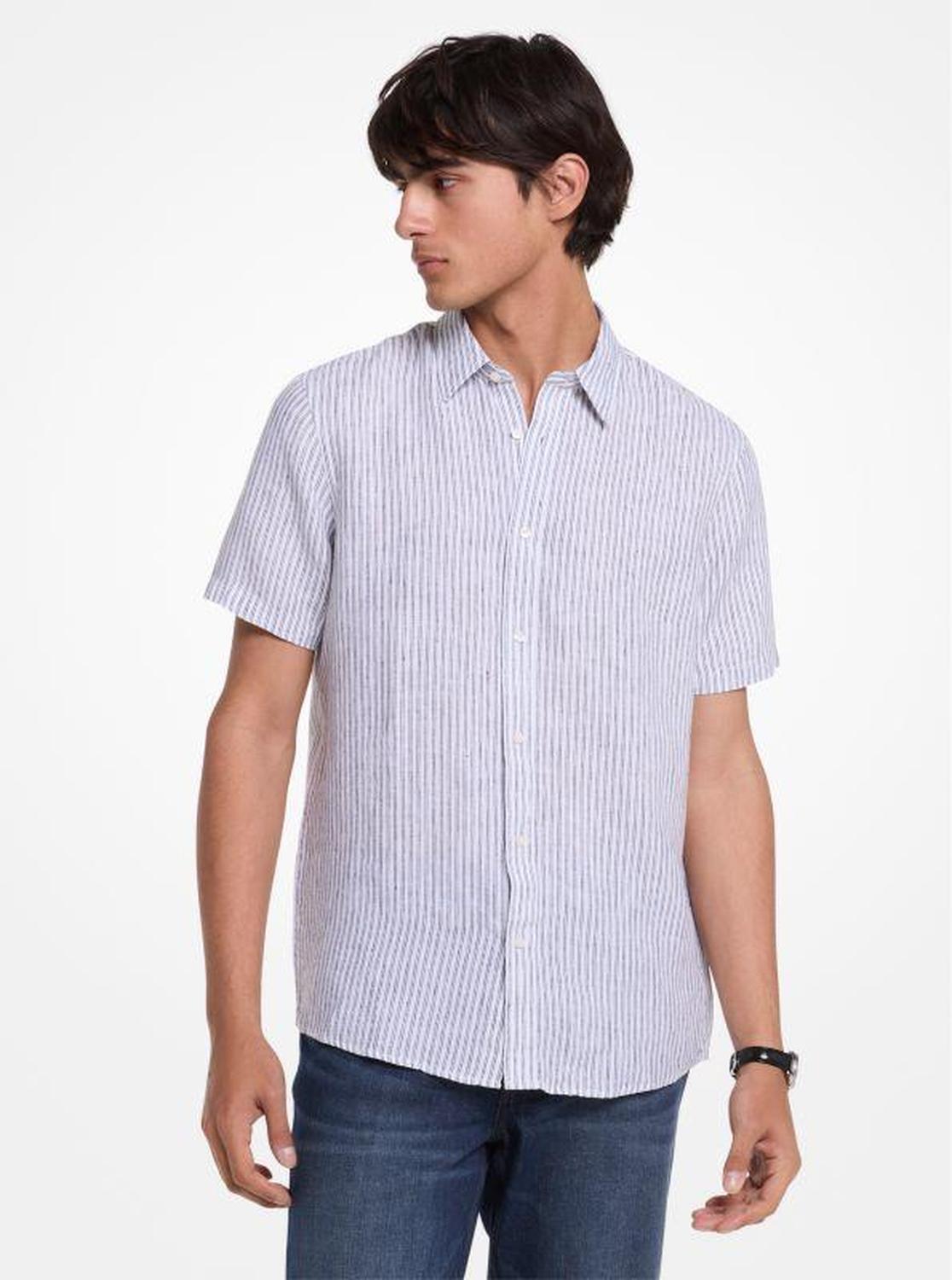 Halo Striped Linen Shirt