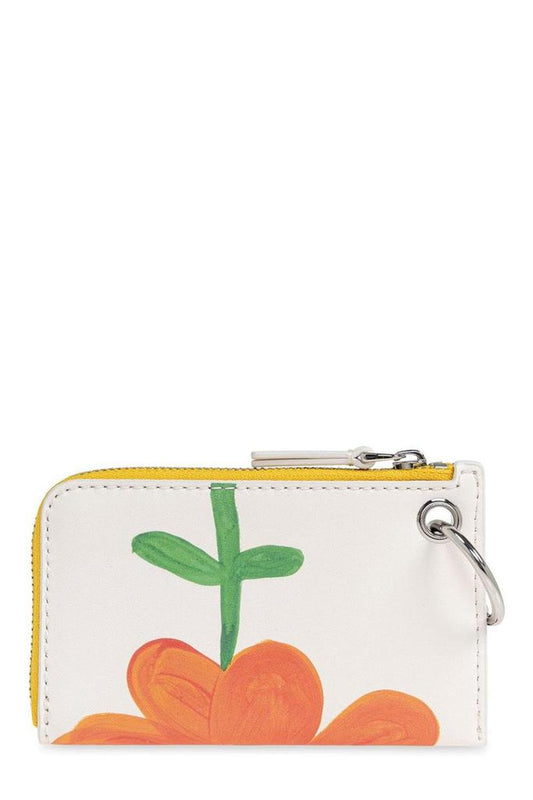 Marc Jacobs X David Shrigley Top Zip Charm Wallet
