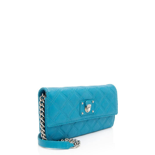 Quilted Leather Ginger Shoulder Bag