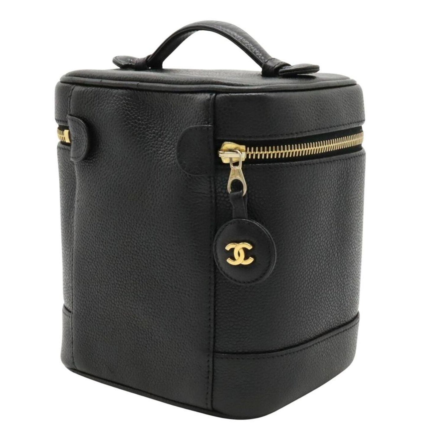Chanel Vanity Leather Clutch Bag (Pre-Owned)