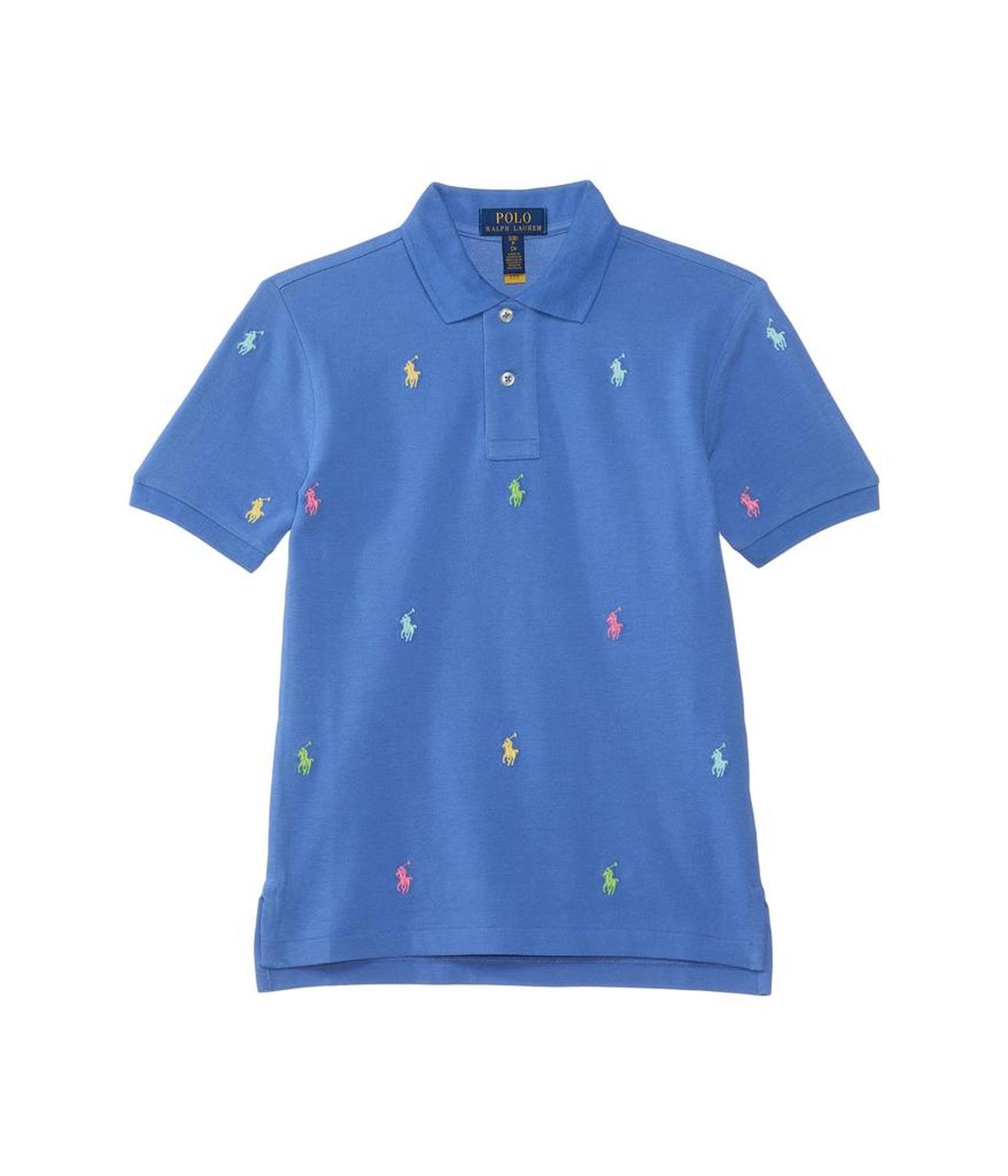 Polo Pony Cotton Mesh Polo Shirt (Big Kid)