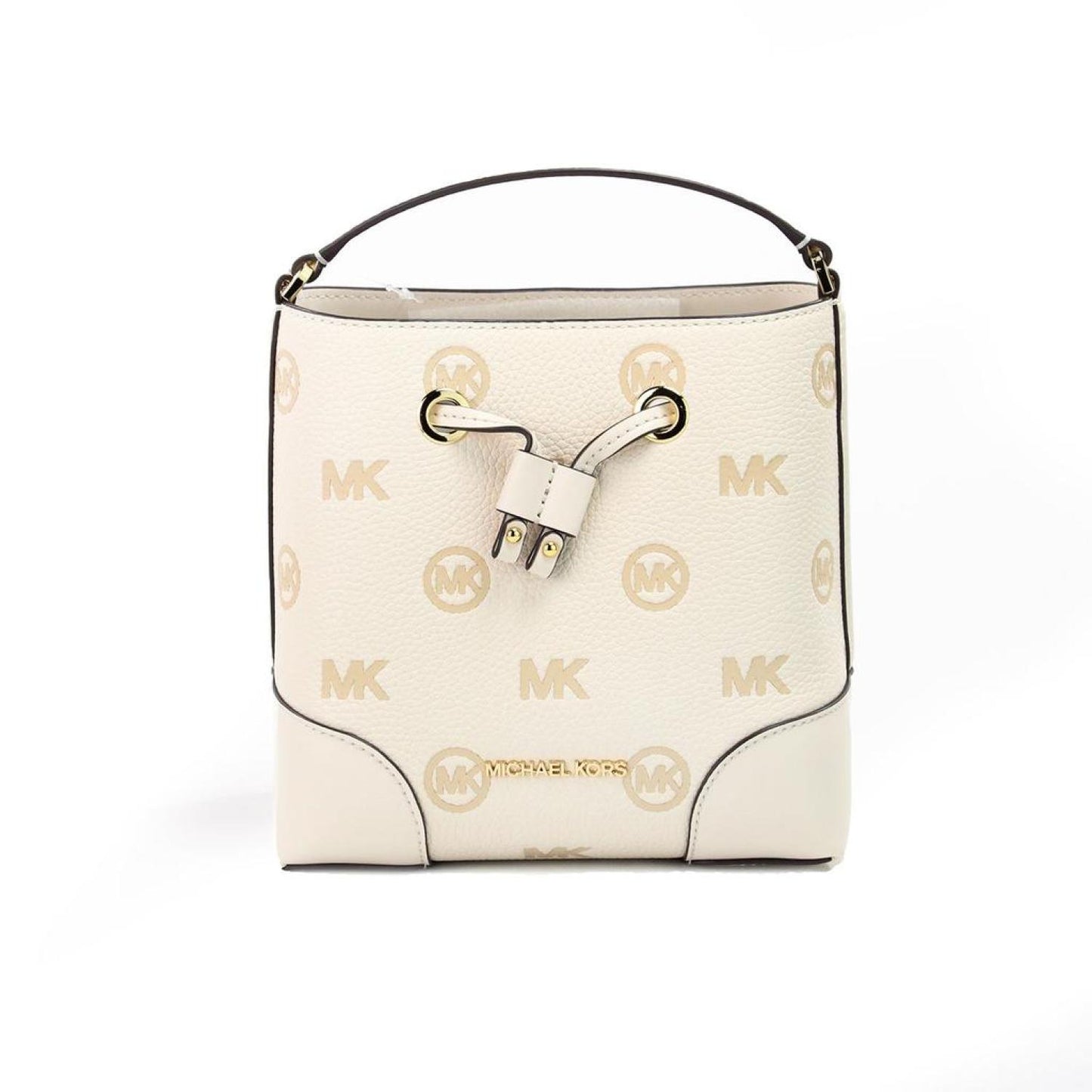 Michael Kors Mercer Small Embossed Drawstring Bucket Messenger Women's Bag