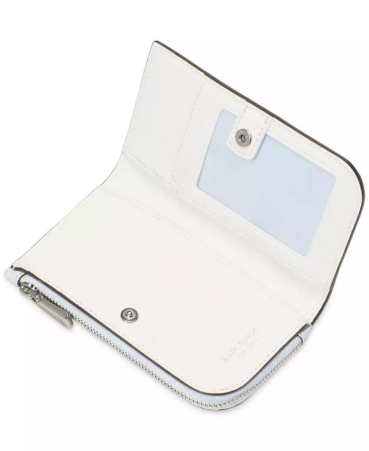 Devin Pointelle Leather Small Bifold Wallet