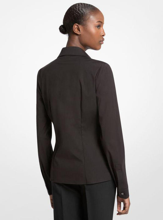 Hansen Stretch Cotton Poplin Shirt