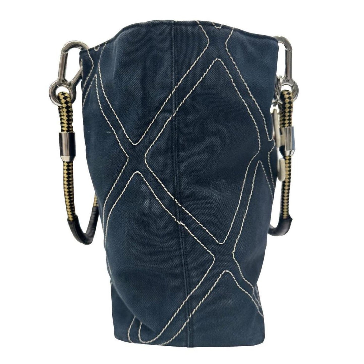 Chanel Coco Mark Canvas Tote Bag (Pre-Owned)