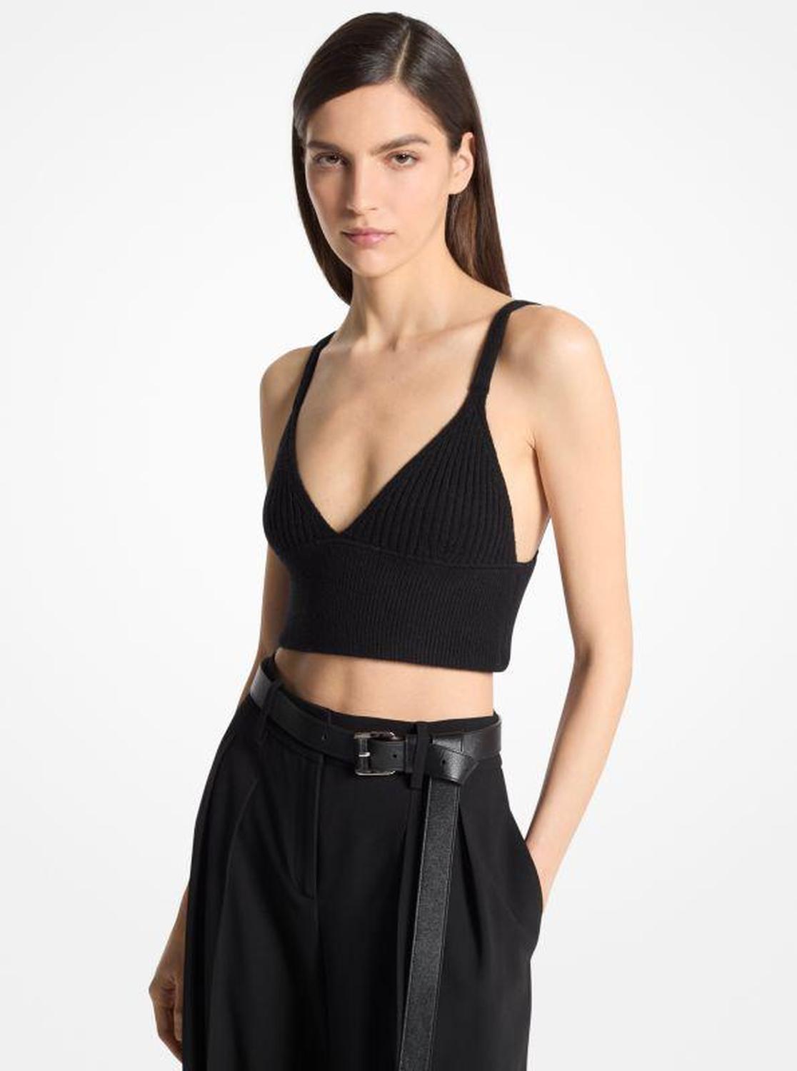 Stretch Cashmere Bralette