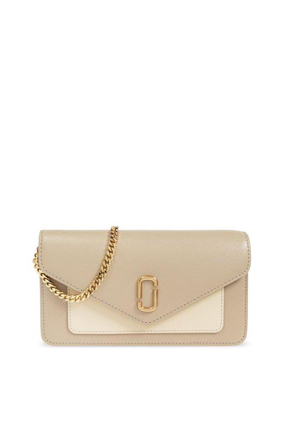 Marc Jacobs The Longshot Chain Logo Plaque Wallet