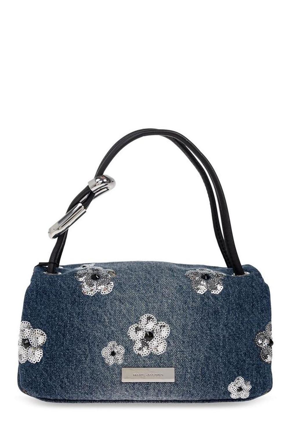 Marc Jacobs The Sequin Daisy Denim Mini Dual Bag