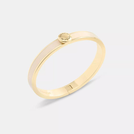 Coach Rivet Enamel Hinged Bangle