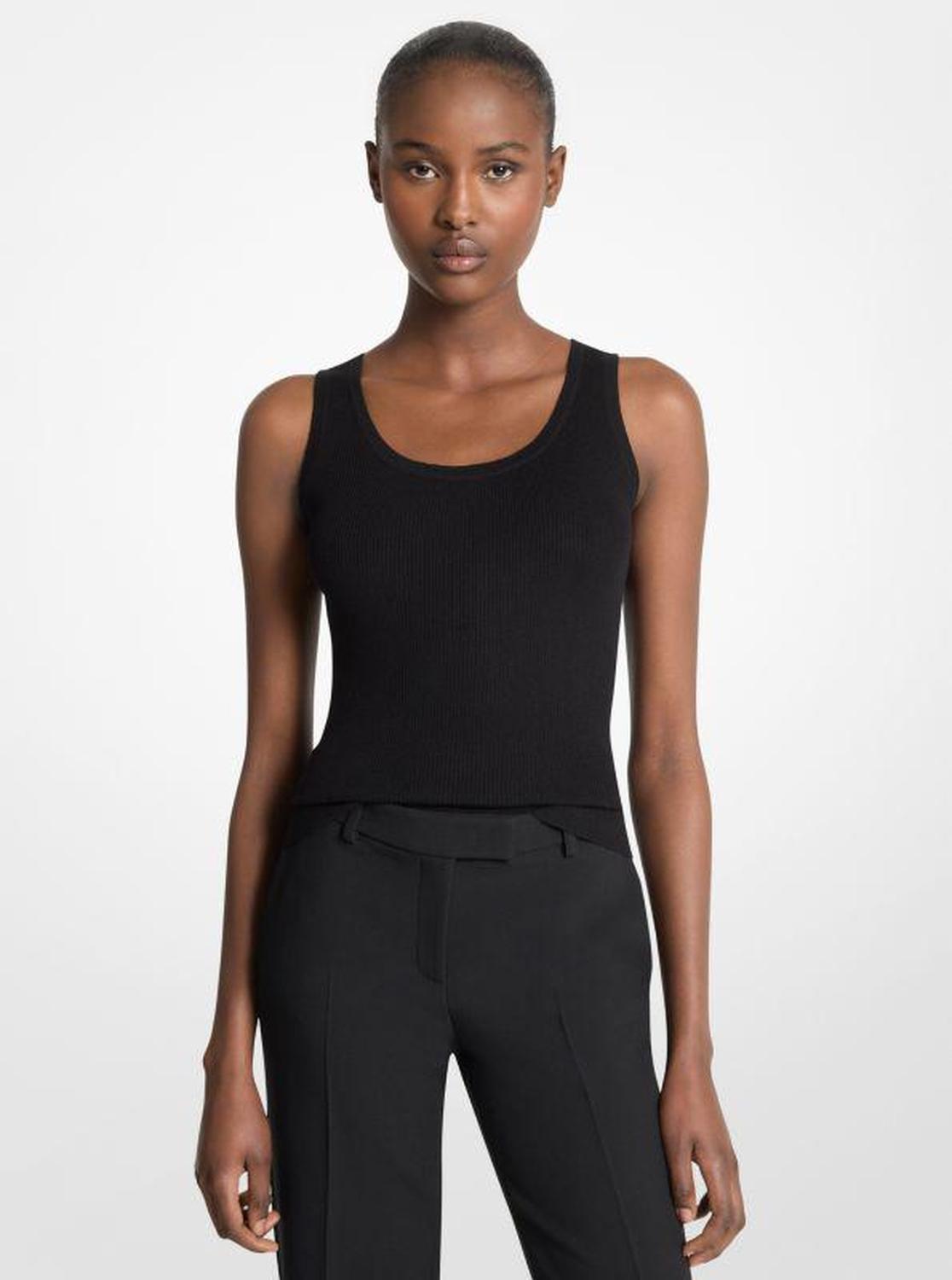 Bette Cashmere Scoopneck Tank Top