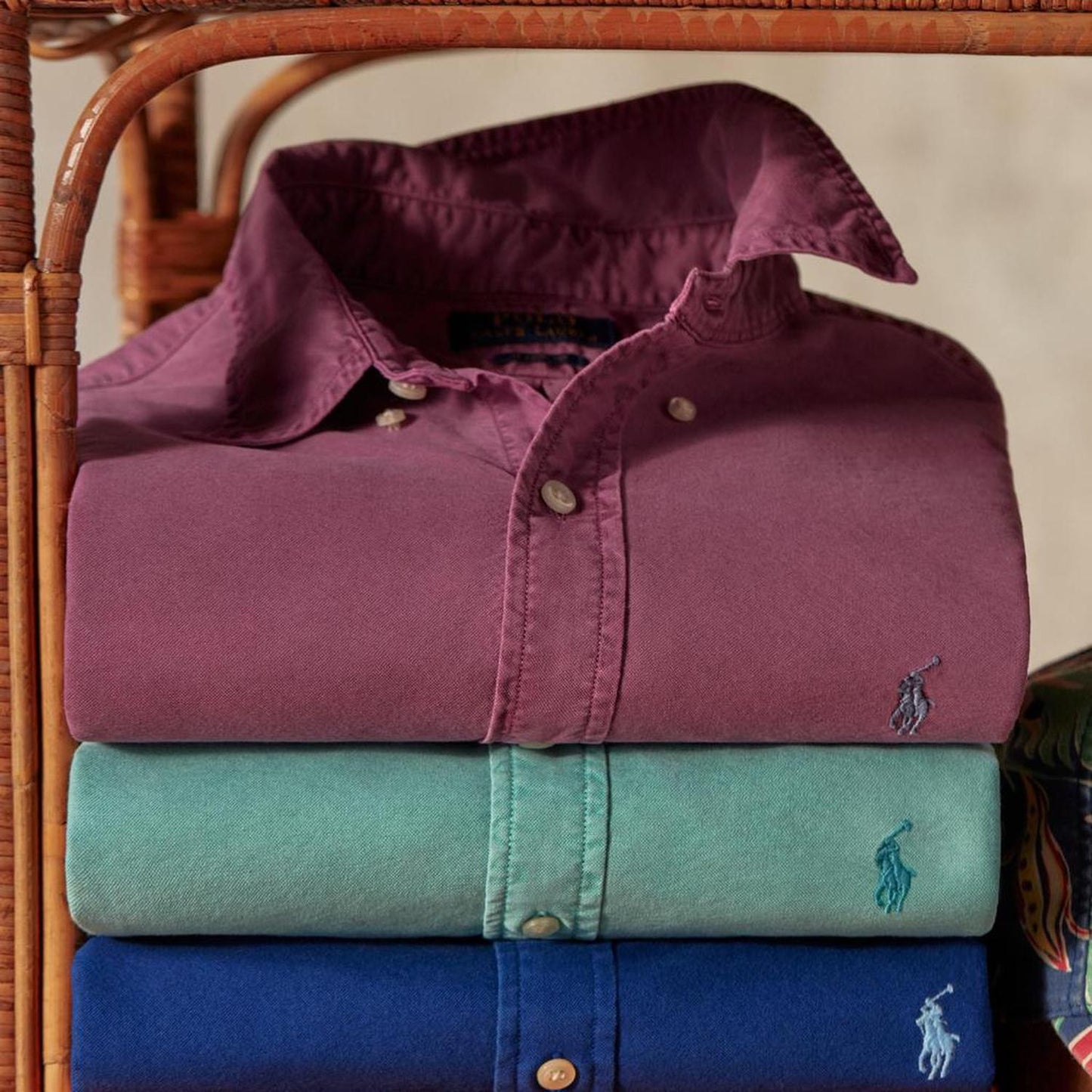 Long Sleeve Garmet Dyed Oxford - Classic