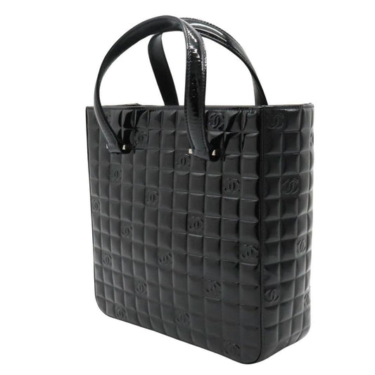 Chanel Chocolate Bar  Patent Leather Tote Bag (Pre-Owned)