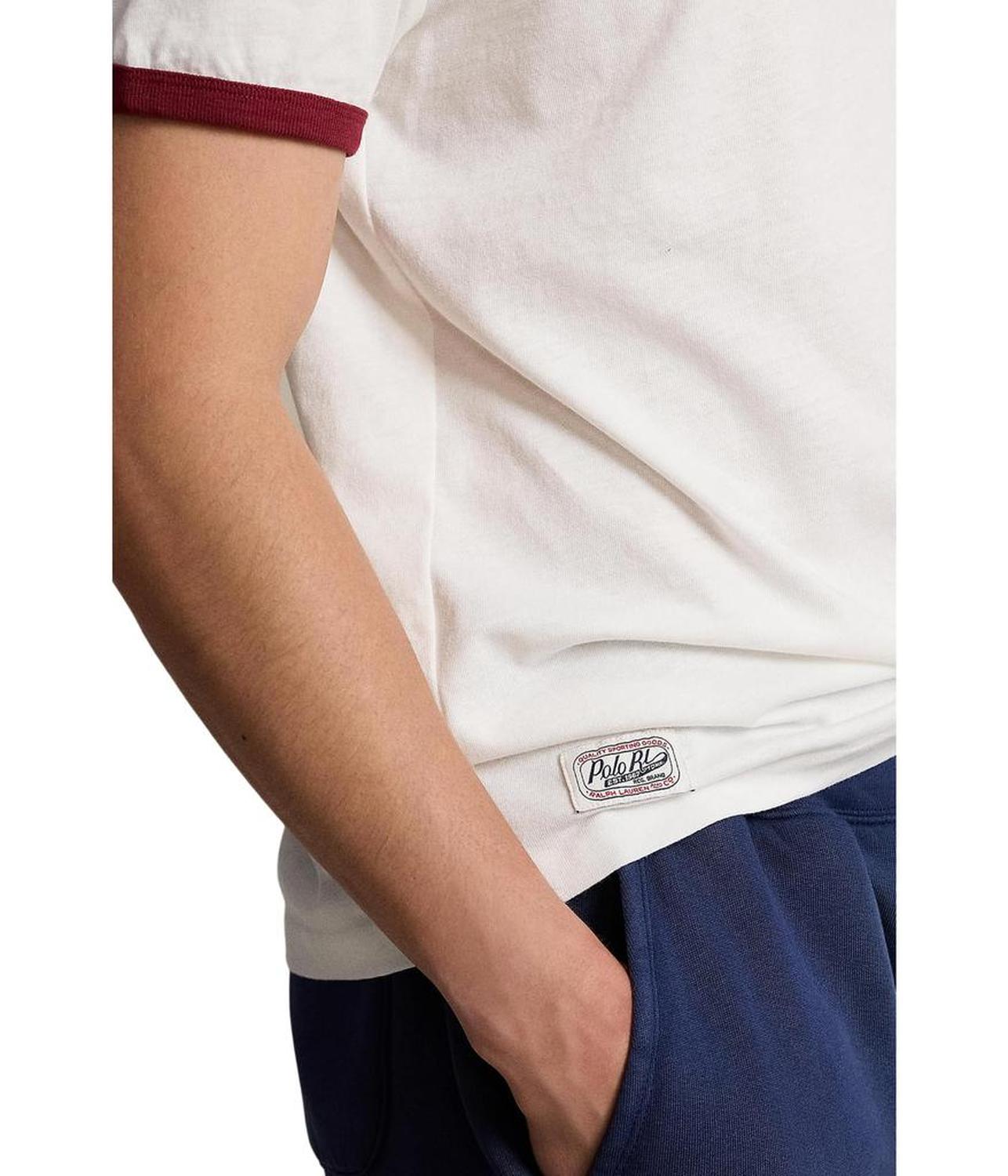 Classic Fit Logo Slub Jersey T-Shirt