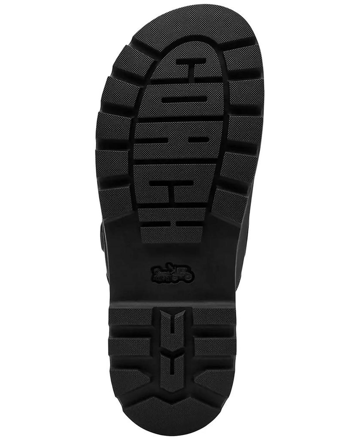 Women's Sculpted C Quilted Washed Denim Double Band Sandals