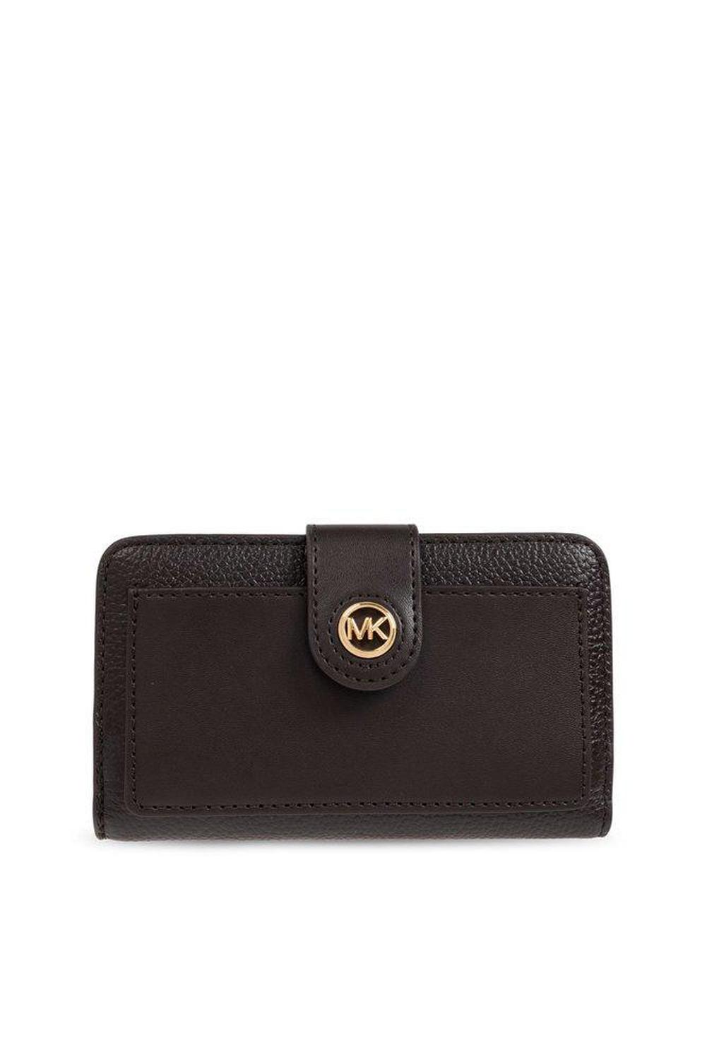 Michael Michael Kors Charm Logo Plaque Medium Bifold Wallet