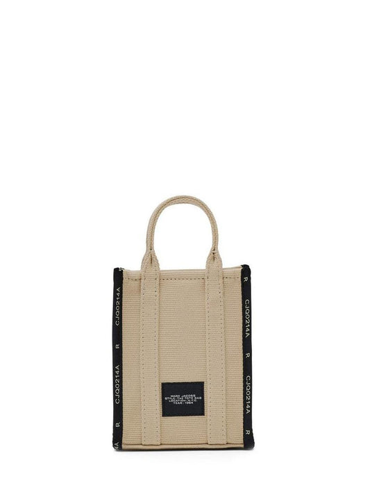 Beige Canvas Tote Bag