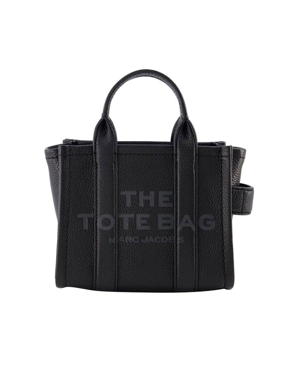 The Mini Crossbody Tote - Marc Jacobs - Leather - Black