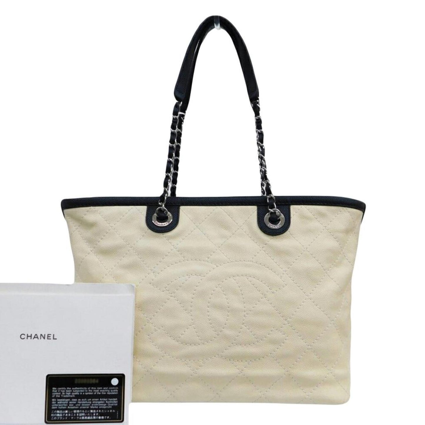 Chanel Leather Tote Bag (Pre-Owned)