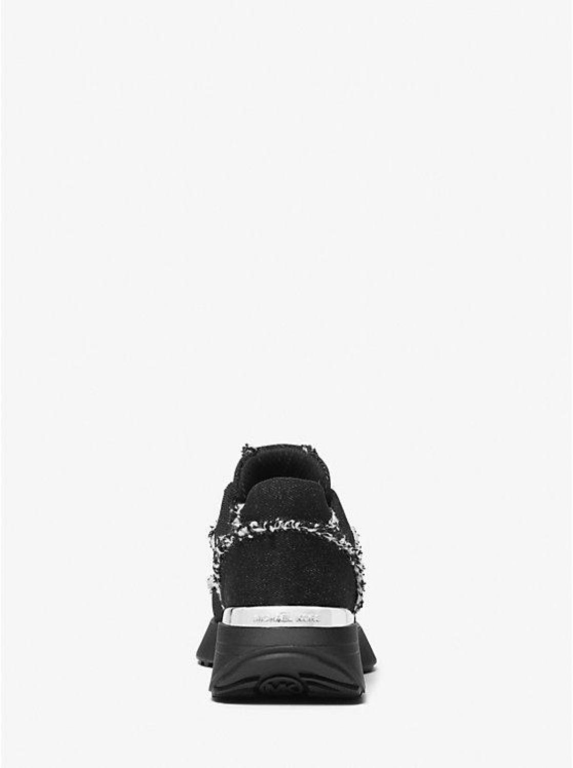 Ari Frayed Denim Trainer