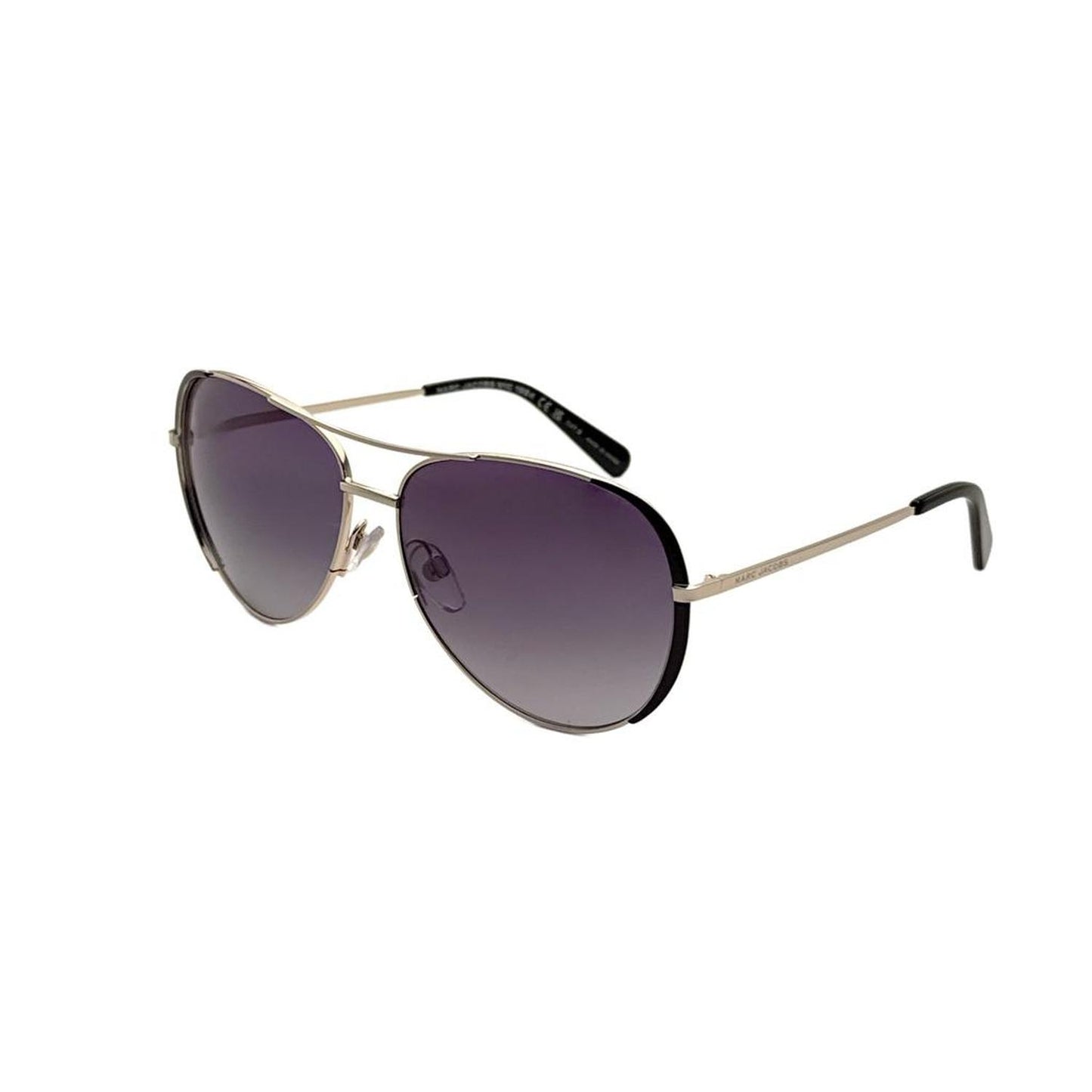 Women's 59 mm Gold Black Sunglasses