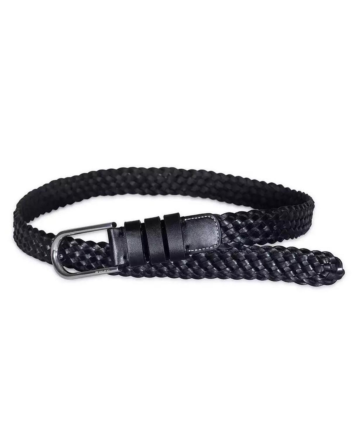 Women's 32mm Braided Leather Belt