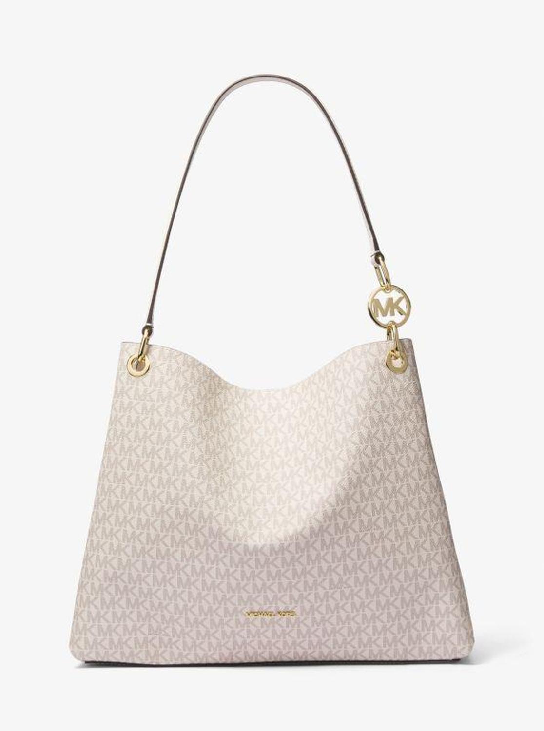 Christina Large Signature Logo Shoulder Bag