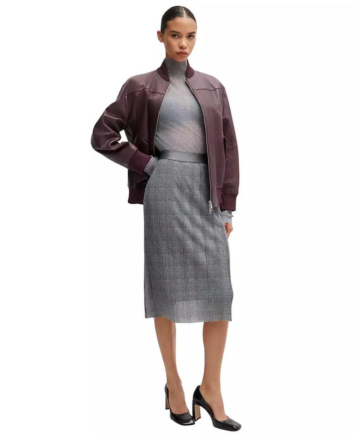 Women's Print Slim-Fit Skirt