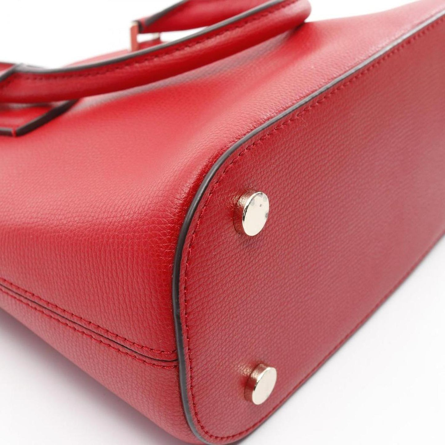 Sylvia Leather Handbag Red
