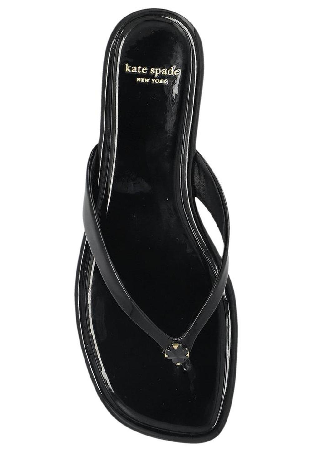 Kate Spade Flower Square Open Toe Slides