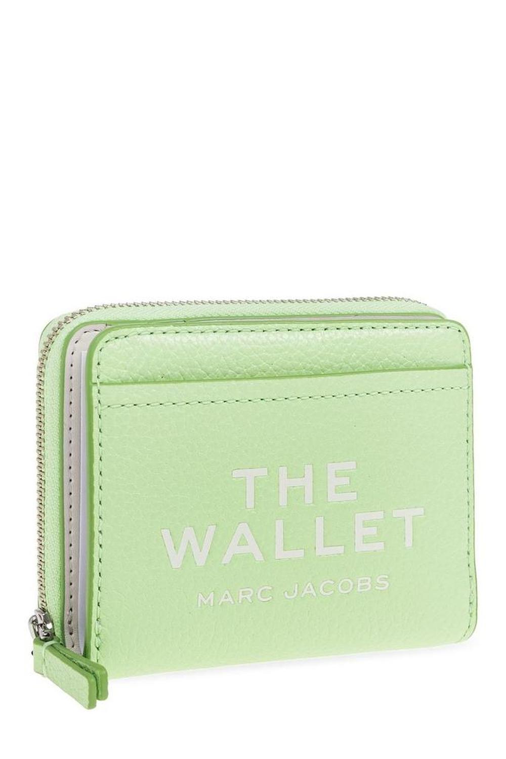 Marc Jacobs Logo Printed Zipped Mini Compact Wallet