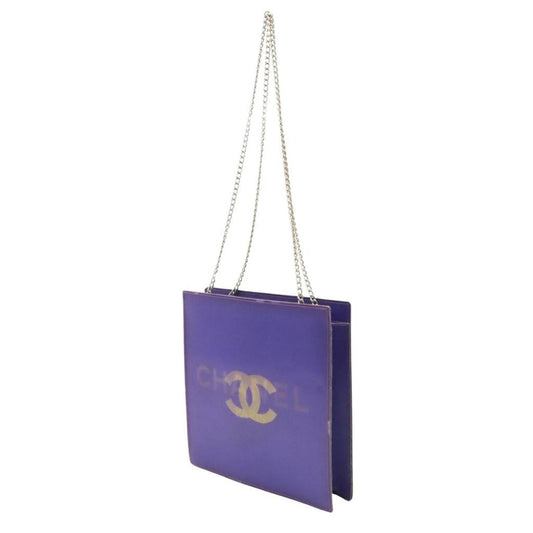 Chanel Logo Cc  Vinyl Tote Bag (Pre-Owned)