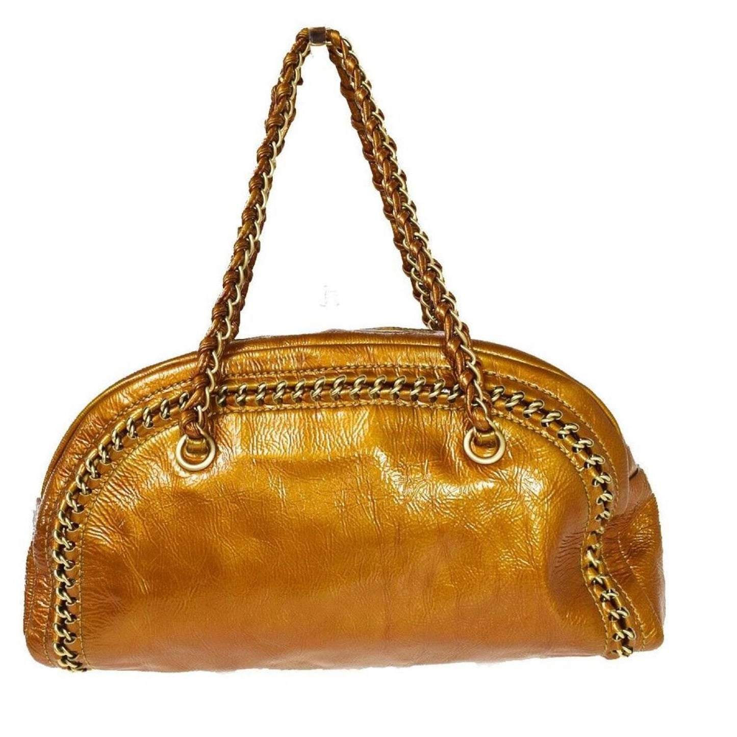 Chanel Luxury Line Patent Leather Shoulder Bag (Pre-Owned)