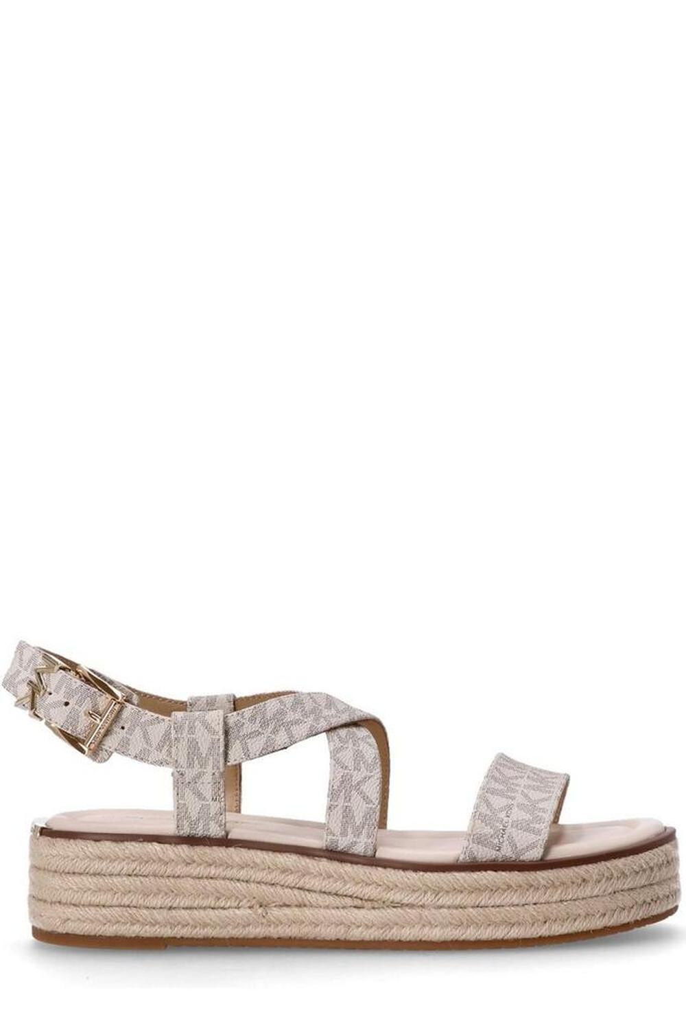 Michael Michael Kors Lynn Signature Logo Platform Espadrille Sandals