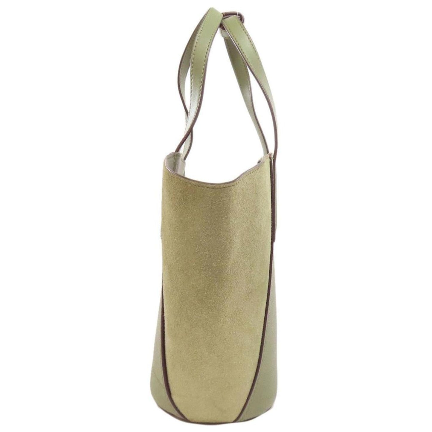Leather Suede Tote Bag (Pre-Owned)