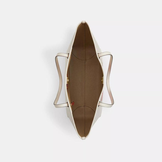 City Tote Bag With Strawberry Graphic