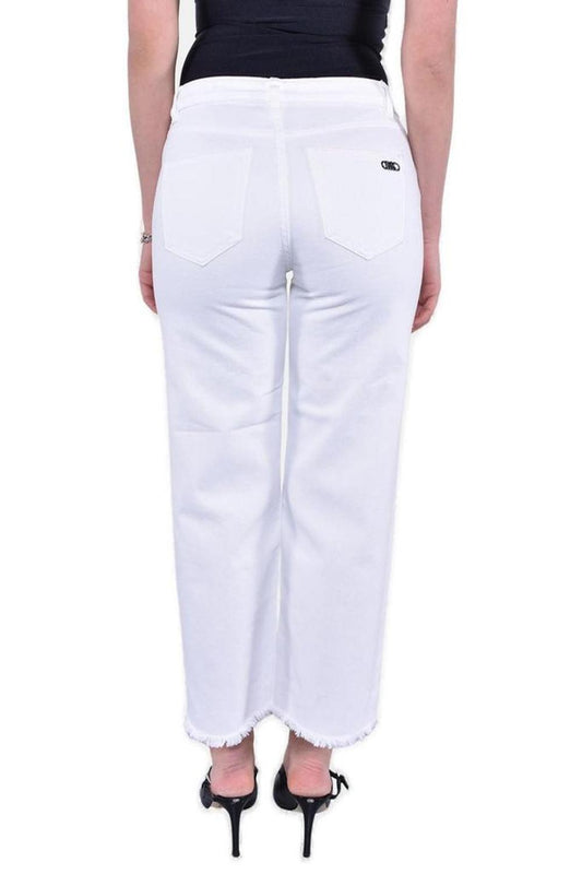 Michael Kors Distressed Fringed Jeans