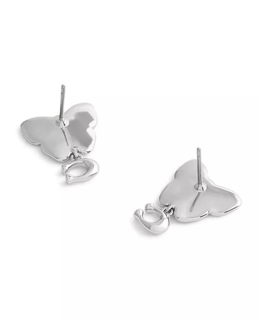 Faux Stone Signature Heritage Butterfly Earrings