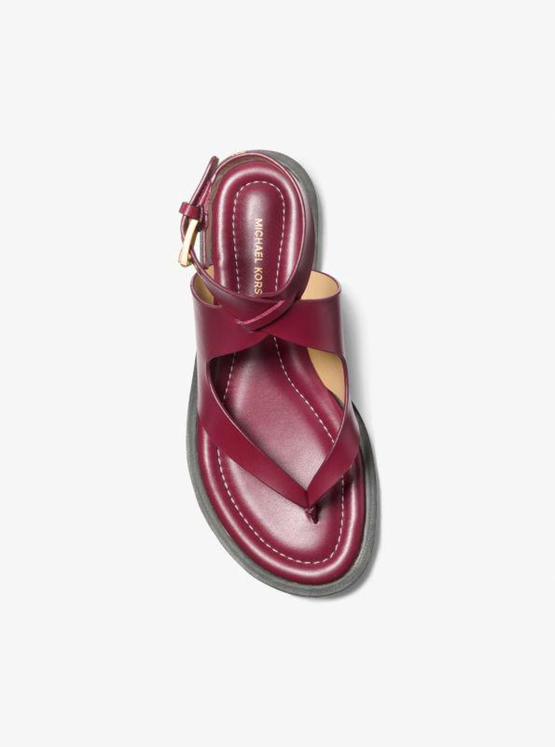 Irene Leather Wrap Sandal