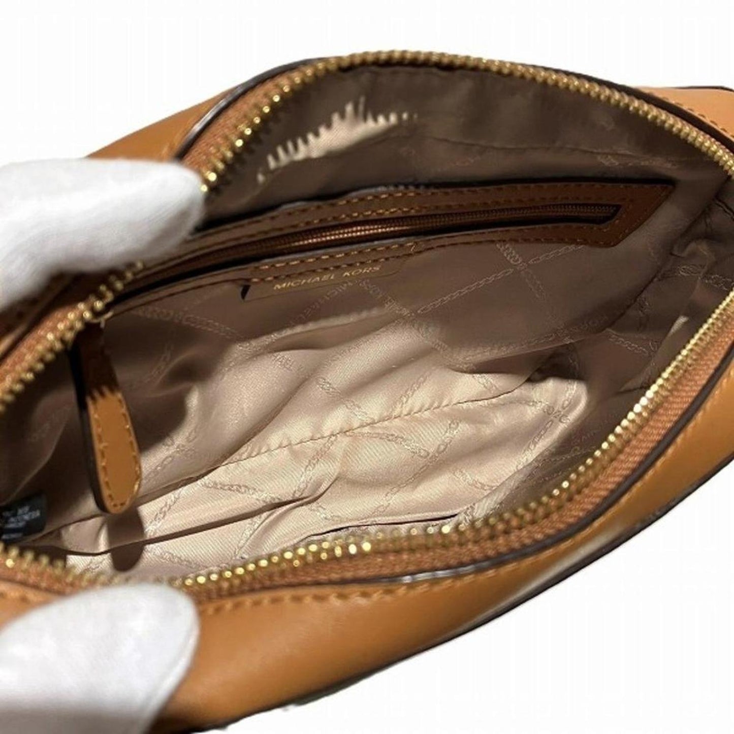 Coated Canvas Leather Shoulder Bag (Pre-Owned)