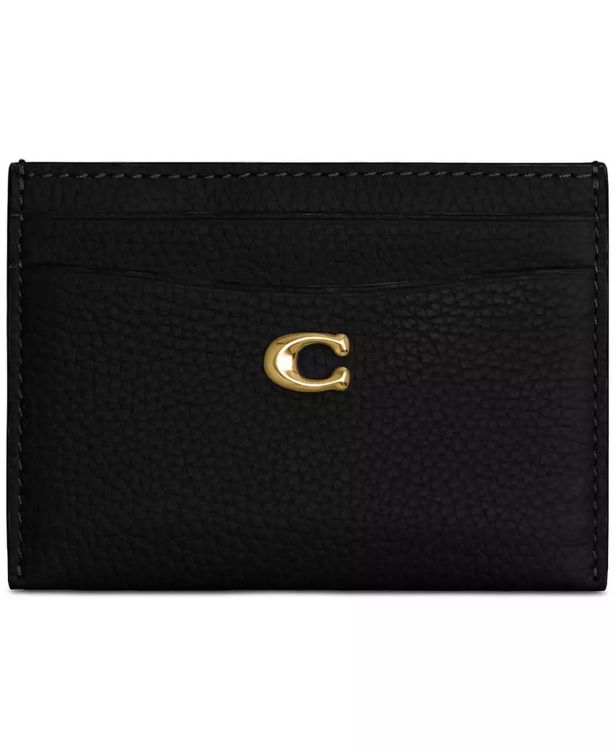 Essential Polished Pebble Leather Card Case