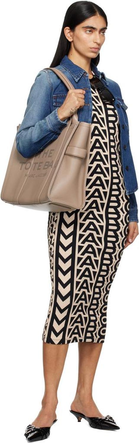 Gray 'The Leather Large' Tote