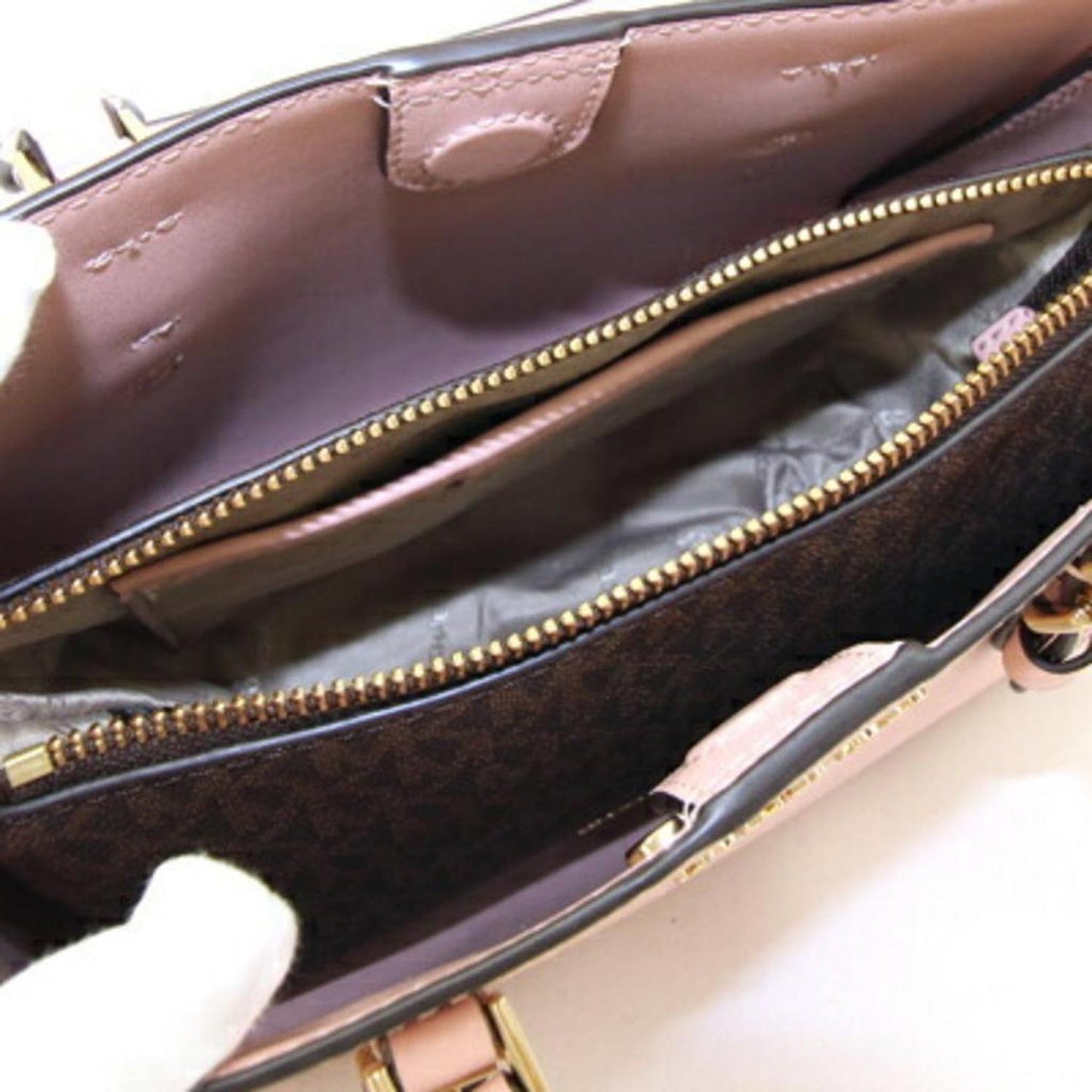 Leather Handbag Shoulder Bag (Pre-Owned)