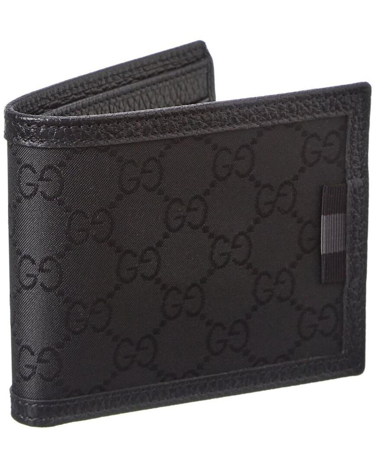 Gucci GG Canvas & Leather Bifold Wallet
